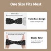 ZLYC Mulberry Silk Headband Elastic Twist Knotted Head Bands for