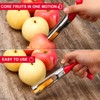 SCHVUBENR Premium Apple Corer Tool - Easy to Use and