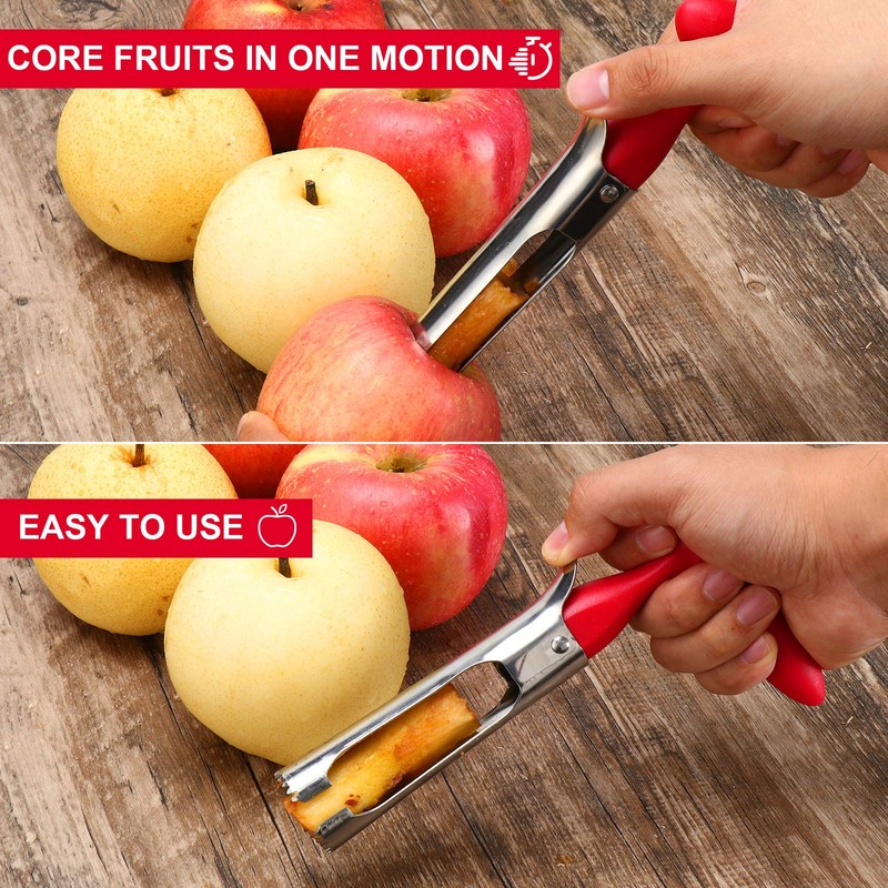 SCHVUBENR Premium Apple Corer Tool - Easy to Use and