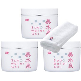Azuma Shoji [Imabari Towel Included] Spout Gel Misuizumi Izumi, 2.8 oz (80 g), Set of 3 / Travel Bijin All-in-One Gel