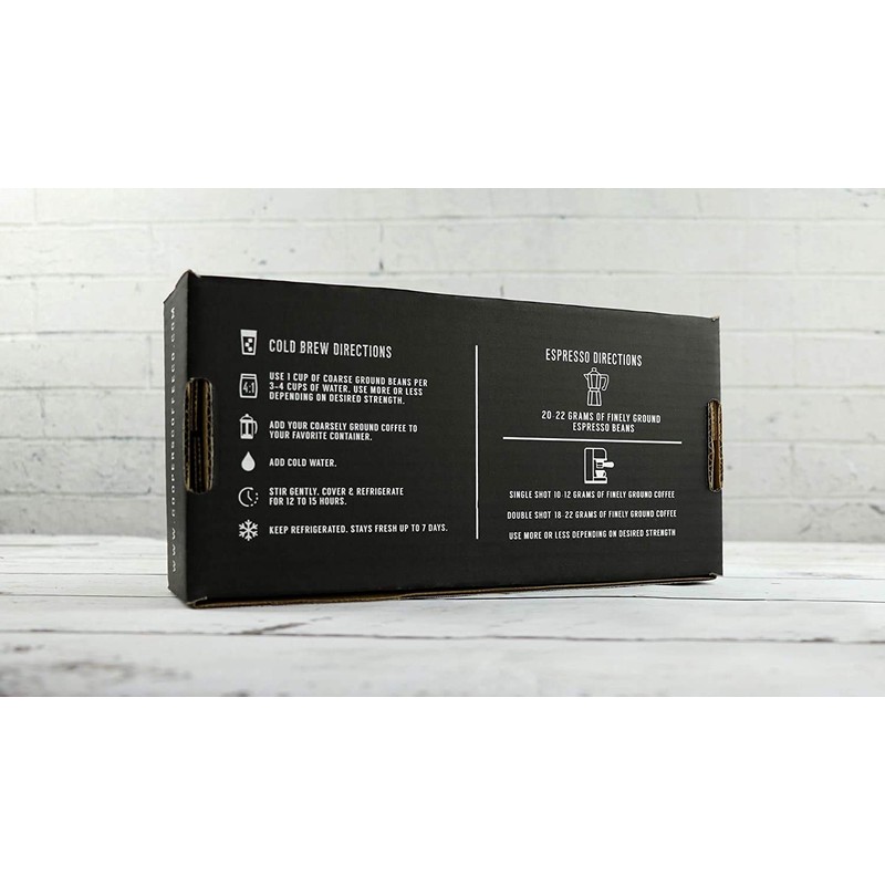 Cold Brew Coffee Box Set - Medium Roast, Colombian, Peruvian,