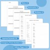 Address Book with Alphabetical Tabs, Large Hardcover Password Book, Address