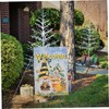 Mipcase 1pc Garden Flag Summer Printed Outdoor Decorative Hanging Flag
