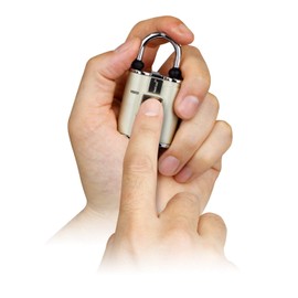 Aluratek Bio-Key TouchLock TSA Approved All Weather Keyless Bio-Lock with Fingerprint Recognition - Touchscreen (ATLTSAF), Silver