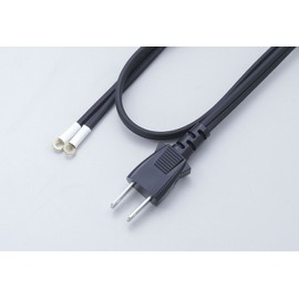 ELPA NC-20H Heat Resistant Cord with Single Plug Wiring Repair Electrical 125V 12A 2m 1.25m2 (0.18 mm x 50 Core)