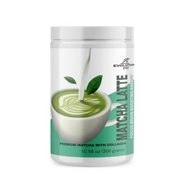 Matcha Latte with Collagen & Hyaluronic Acid – Beauty Drink Mix for Skin Hydration, Anti-Aging & Wellness Support, Delicious & Nourishing, 150g Powder