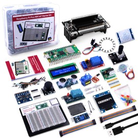 GeeekPi Ultimate Kit for Raspberry Pi Pico W with Headers, Detailed Tutorials, Project Examples, Various Items for MicroPython Programming