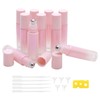 Roller Bottles, Glass Essential Oil Roller Bottles, 10ml/0.34Oz Pink Bottle