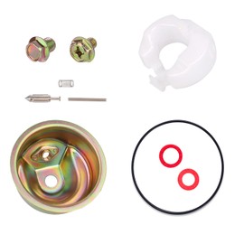 Tinoaly Carburetor Kit for Most Needle Bowl Float Gasket Seal Pin, Carburetor Rebuild Parts Compatible with GX120 GX160 GX200 GXV120 GXV140 GXV160