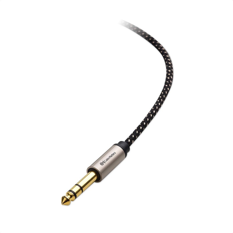 Cable Matters Premium Braided 3.5mm to 1/4 Inch Audio Cable