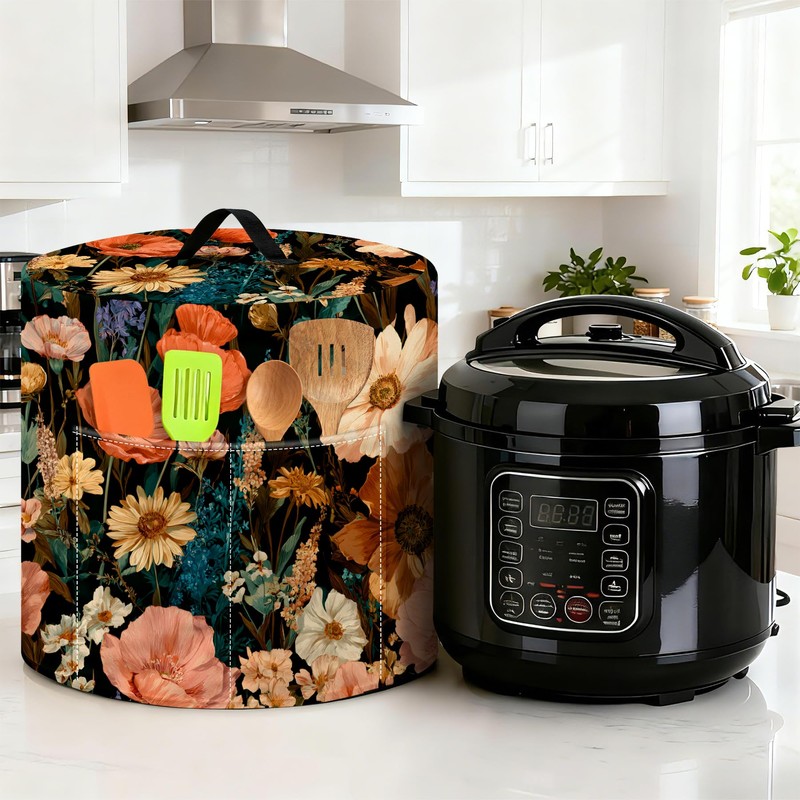 Kitchen Appliance Dust Cover for 6 Quart Pressure Cooker, Air