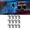 Fdit Reusable Christmas Light Clips, Hardware Hooks Gutter Light Clips