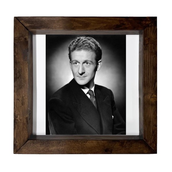 Jon Pertwee - 6X6 Full Color Photo Sign With Wood
