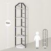Fun Memories 5 Tier Corner Shelf, 70” Corner Shelf Stand,