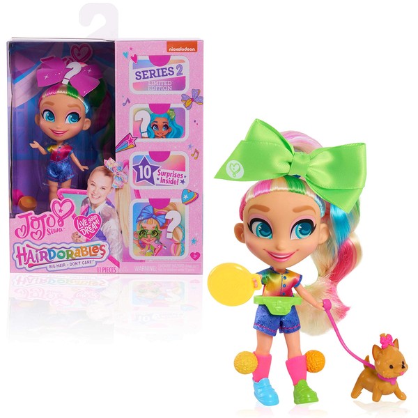 JoJo Siwa JoJo Loves Hairdorables Limited Edition Collectible Doll, Kids Toys for Ages 3 Up by Just Play