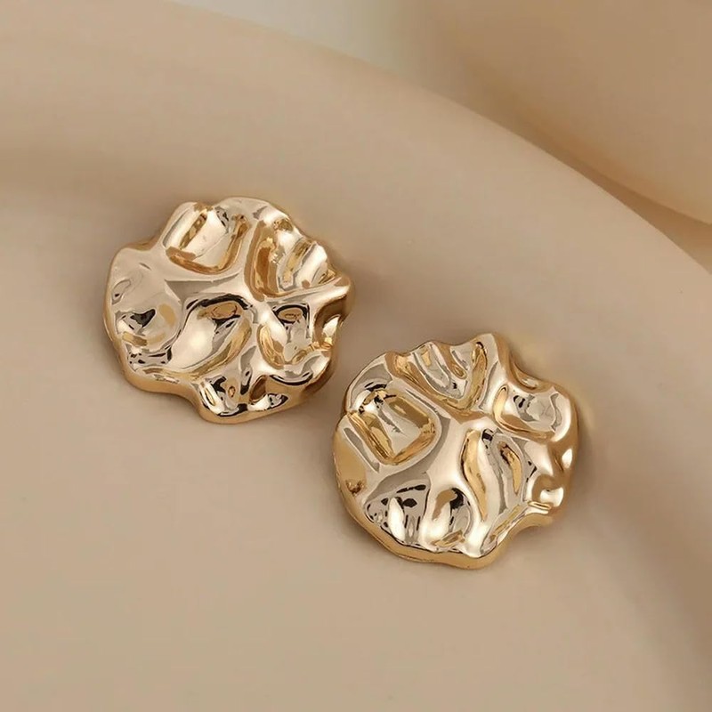 ADAOQIN 5 Pezzi Bellissimi Bottoni con Gambo Color Oro in