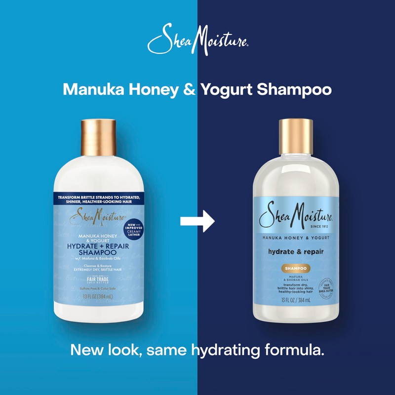 Shea Moisture Shampoo Hydrate and Repair for Damaged Hair with