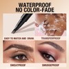 EONFAVE Waterproof 3D Eyebrow Pencil with 4 Fork Tips, Microblading