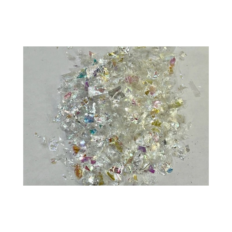 "Snow Flake" Opal Glitter Shards