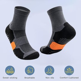 8 Pares Calcetas Deportivas para Hombre,calcetines algodon para correr, Transpirables y Duradero de mid crew calcetines atléticos,Deportes al aire libre Calcetines para Hombres (Estándar, Multicolor)