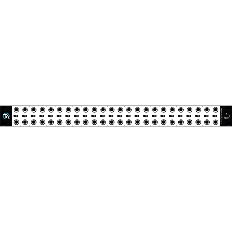 Trace Audio Single - Blank Patch Bay Label Compatible with