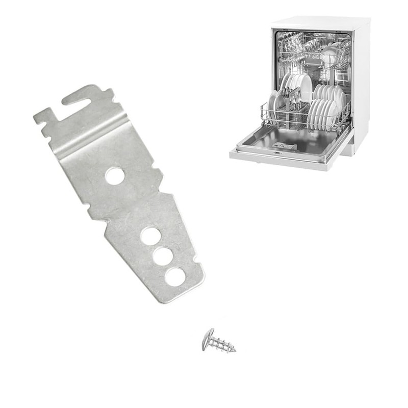SagaSave 2 Pcs Dishwasher Mounting Bracket, Under Counter Dishwasher Fixing