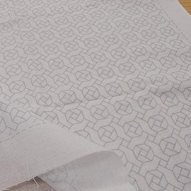 Olympus H-1066 Sashiko Cloth Pack, Flower Dish Towel (White) Rose Garden