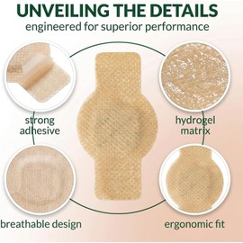TOCOZOC Parches de Cuidado para las Uñas, Parches Reparación de Uñas Nails, Fungal Nail Patches para Reparar el Baño y Mejorar el Color para Uñas Quebradizas y Restaura Uñas Dañadas，2 cajas