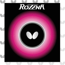 (2.1, Red) - Butterfly Rozena Table Tennis Rubber