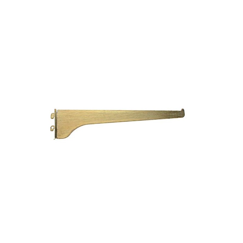 Knape & Vogt 180BR 12" 12" Brass Shelf Brackets