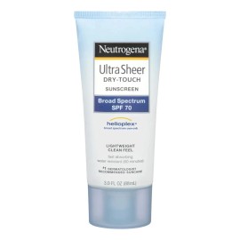 Neutrógena Bloqueador Protector Solar facial para Pieles grasas 70 SPF Ultra Sheer - Toque Seco - No comedogénico 147ml