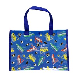 kiejun Pool Bag, Shinkansen Kids, Boys, Pool, Beach Bag, Plastic Bag, For Beach, Train, Doctor Yellow, Hayabusa Komachi, 06 navy