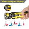 Firecore pelacables automático,Alicate terminales kit con 230 terminales,pelacable Multifuncional para