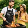 MoonWorks® Grillschürze für Männer mit Jahreszahl personalisiert Kochschürze Herren für