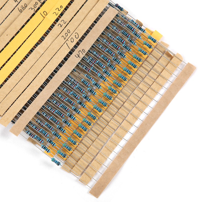 Super Electronic Component Kit 7 Values Set Resistor Diode Capacitor