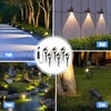 LAMPELIP Garden Spotlight LED Outdoor Waterproof White Pack of 6