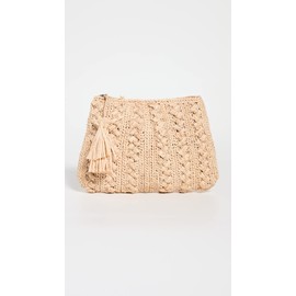 MAR Y SOL Women's Ivy Clutch, Natural, Tan, One Size