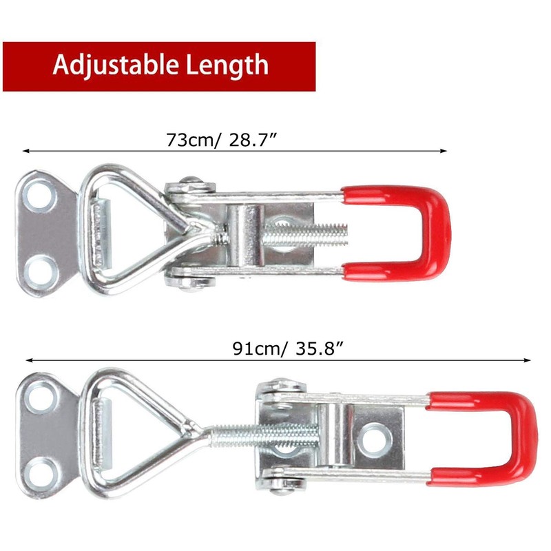 Gasea 6 Packs Adjustable Toggle Clamps, 100KG/ 220lbs Holding Capactity