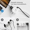 RealPower Mehrfachsteckdose mit USB, 4Fach Stecker mit 3 USB und