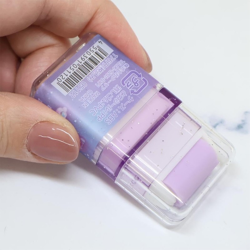 Kegomo Scented Roller Eraser/Nightmeow Coolier, Back to School Stationery, Cute