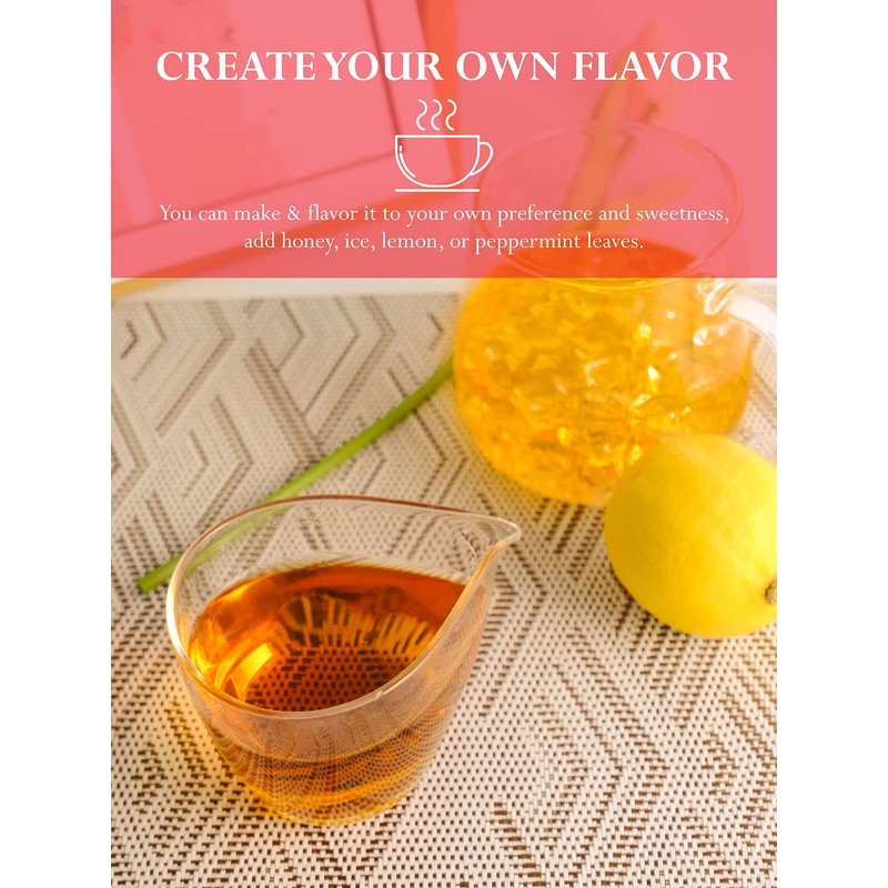 TeeLux Black Tea Bags, Premium Smoked Lapsang Souchong Tea, Caffeinated,