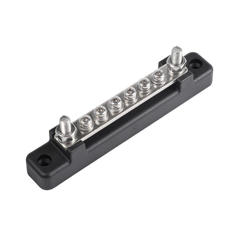 6 Terminal Single-row Bus Bar 150A BusBar Block with Cover,