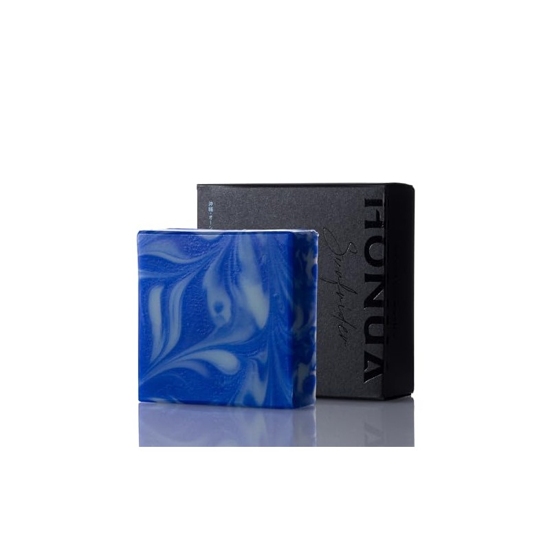 HONUA Surfrider Shampoo Bar, Frame Kneading Solid Soap, Cold Process,