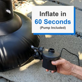 Rukala Kids Punching Bag Set - Boxing Gloves, Karate Black Belt, and Electric Pump Included, Ages 3-12