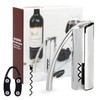 KAYCROWN Wine Opener, Stainless Steel Vertical Lever Corkscrew with Foil
