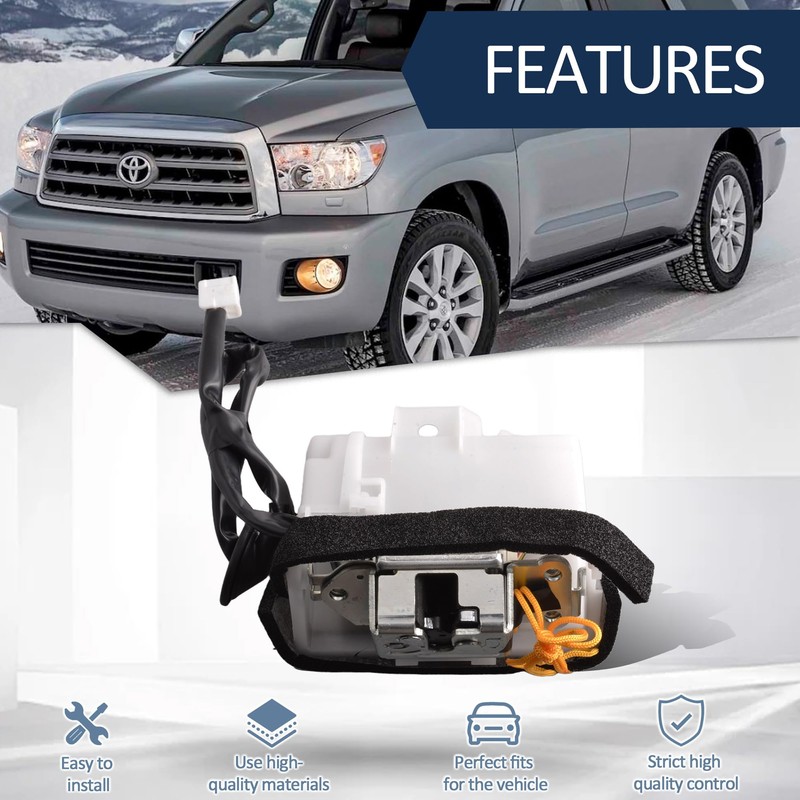 Unikpas Rear Tailgate Door Lock Actuator Compatible for Toyota Sequoia