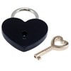 zmgmsmh 1 pcs Metal Heart Shaped Polished Padlock with Skeleton