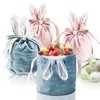 Pack of 4 Easter Bags for Filling, Easter Bags, Fabric,