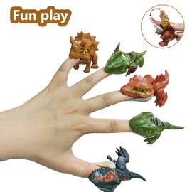 Dinosaurier Spielzeug 6 tücke Biss Finger Spielzeug Interessante interaktive Kinderpartyspielzeug interessante exquisite Spielzeuge, Partygeschenke für Geburtstagsgeschenke