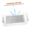 LALAFINA 2pcs Adjustable Magnetic Floor Register Air Deflector Vent Extender